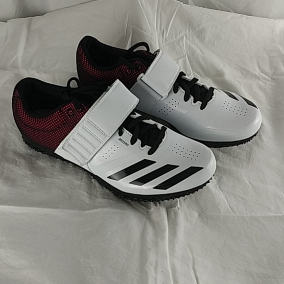 adidas Adizero Hj White/Black/Red Track Shoes